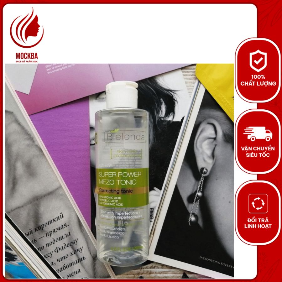 Toner dưỡng ẩm Bielenda Super Power Mezo Tonic Skin Clinic Correcting