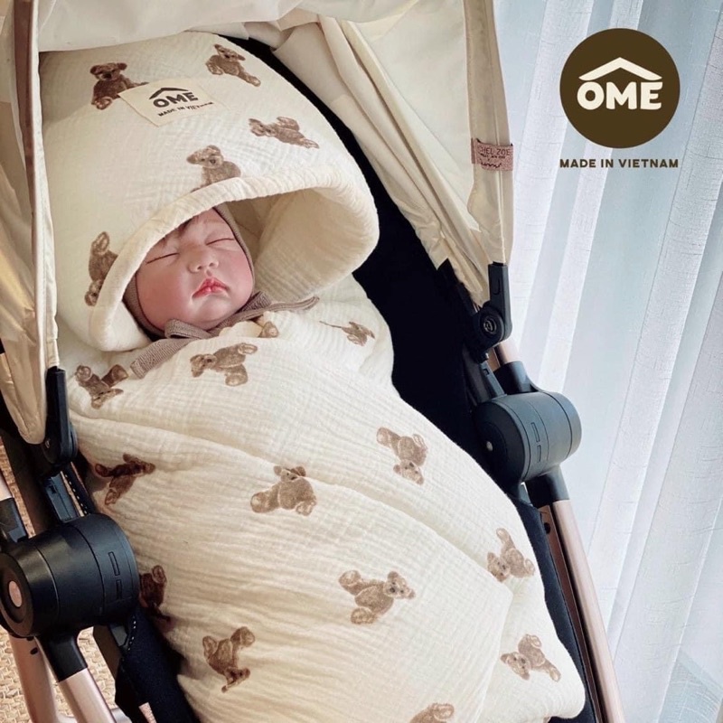[ OME ] Chăn ủ trần bông cao cấp ome