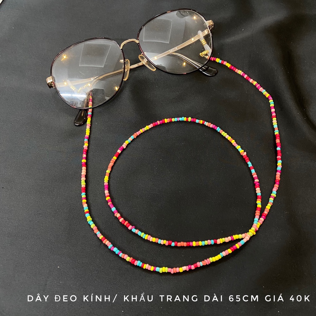 Dây đeo kính/ Dây đeo khẩu trang màu sắc nổi bật trendy