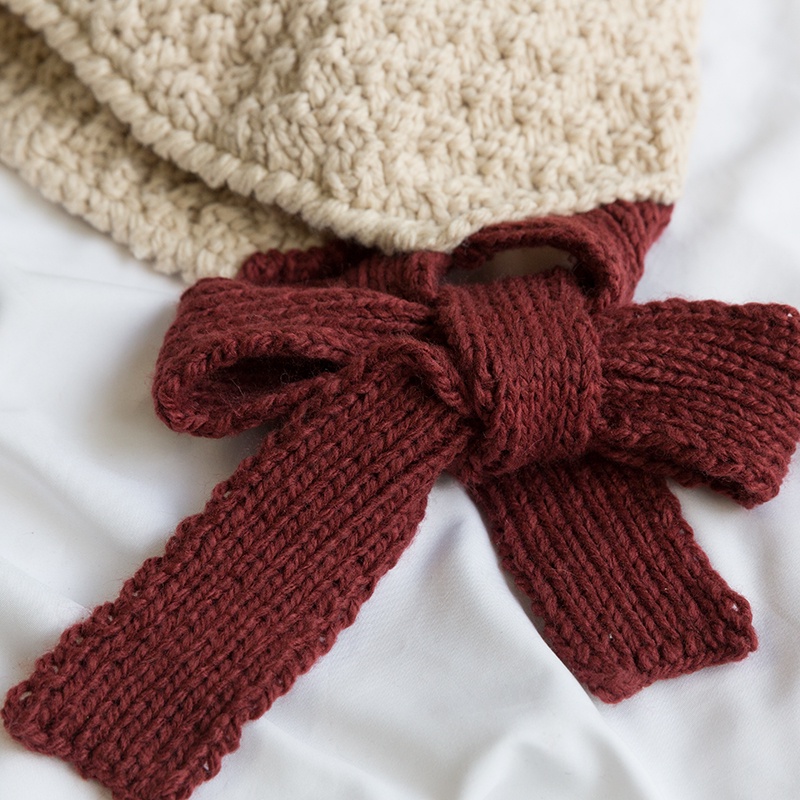 Mũ Len Dệt Kim Thủ Công Bảo Vệ Tai Kiểu Nhật Bản Thời Trang Thu Đông Cho Nữ