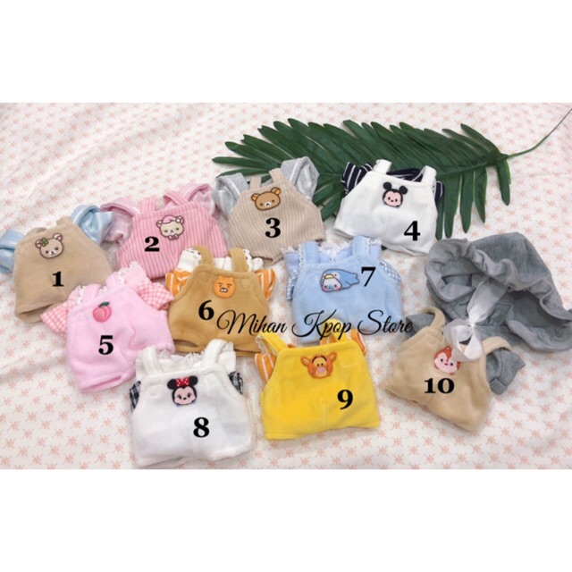 Set yếm Milky Bottle cho doll 20cm