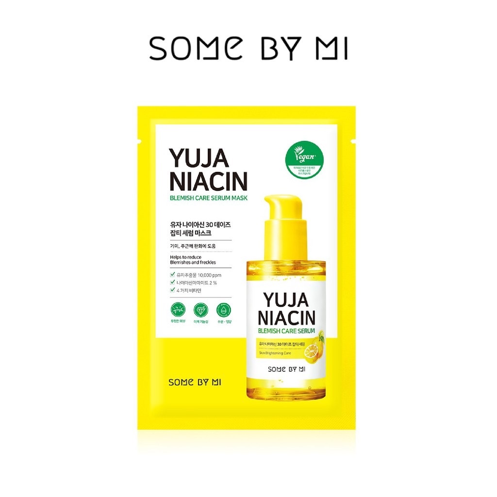 Mặt nạ giấy Some By Mi Yuja Niacin 30 daysBlemish care serum mask 25g