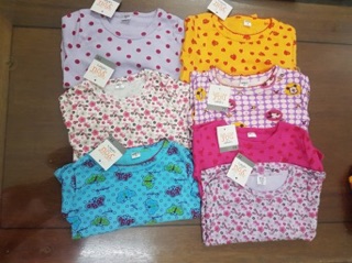 [Thanh lý] Áo cotton dài tay cho bé gái