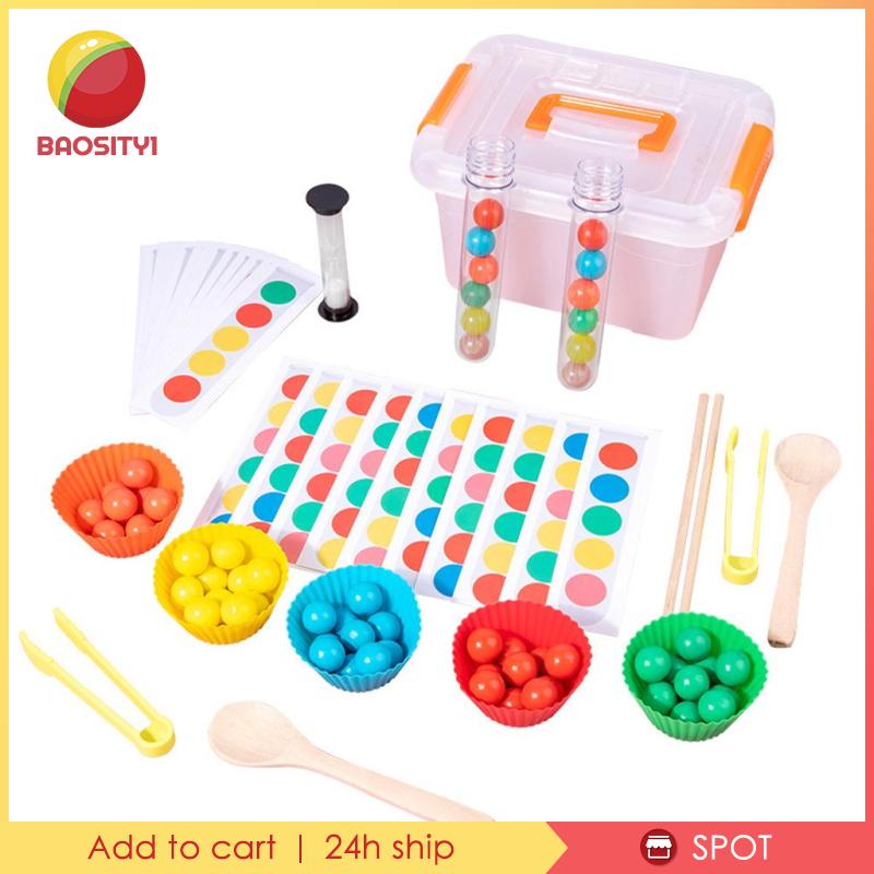 [Baosity1] Đồ Chơi Ống Nghiệm Thử Nghiệm Hạt Luyện Tư Duy Logic Cho Bé Trai Và Bé Gái