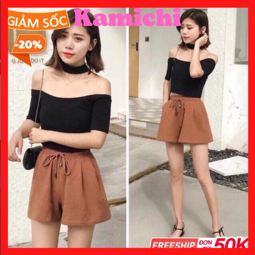 Quần đùi đũi, quần short đũi siêu mát FREESIZE dưới 62kg chất đũi xước cao cấp mã kcs24
