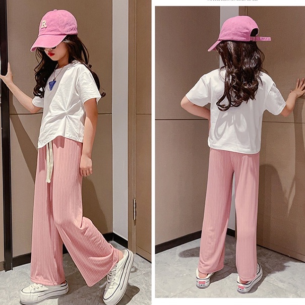 BV38 Size140-170 (30-45kg) Set bộ thun bé gái, kiểu dáng Hàn Quốc Thời trang trẻ Em hàng quảng châu