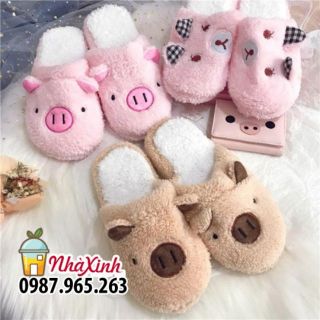 Dép bông đi trong nhà / Dép bông mùa đông siêu ấm