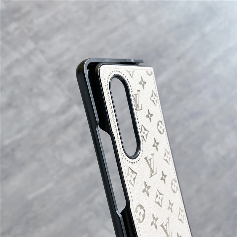 Ốp Điện Thoại Da PU Họa Tiết LV Thời Trang Sang Trọng Cho Samsung Galaxy Z Fold 3 Samsung Galaxy Z Fold 2
