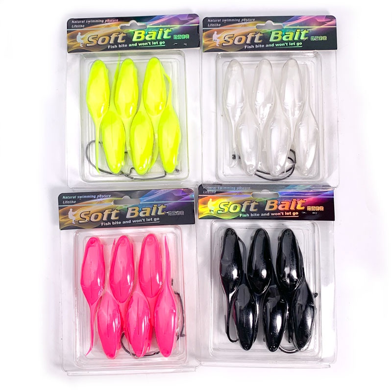 Hộp 6 mồi mềm Skiping Z-OH 12g 10cm, câu cá lóc cá chẽm