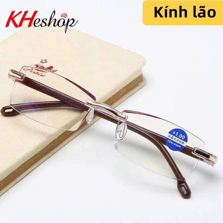 Kính lão xem điện thoại đọc báo cho người Trung Niên, độ nét cao siêu nhẹ, chống ánh sáng xanh, tia cực tím mã Y811