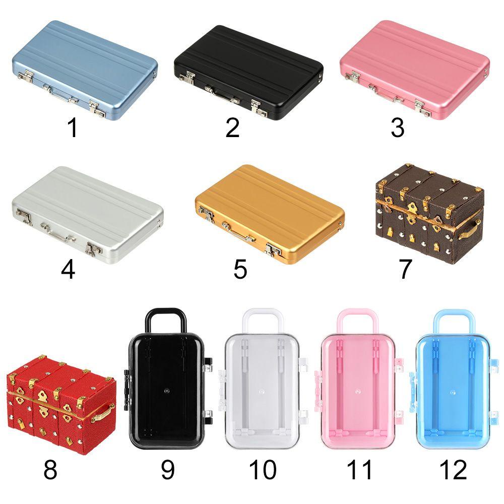 Hộp Đựng Trang Sức Mini Màu Cầu Vồng Trang Trí Nhà Búp Bê