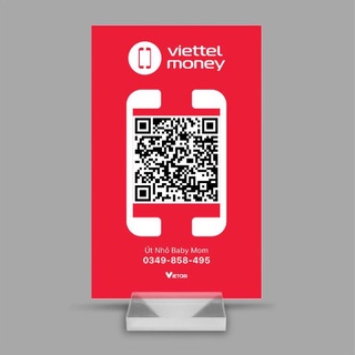 Mã QR CODE để bàn bằng mica bền đẹp