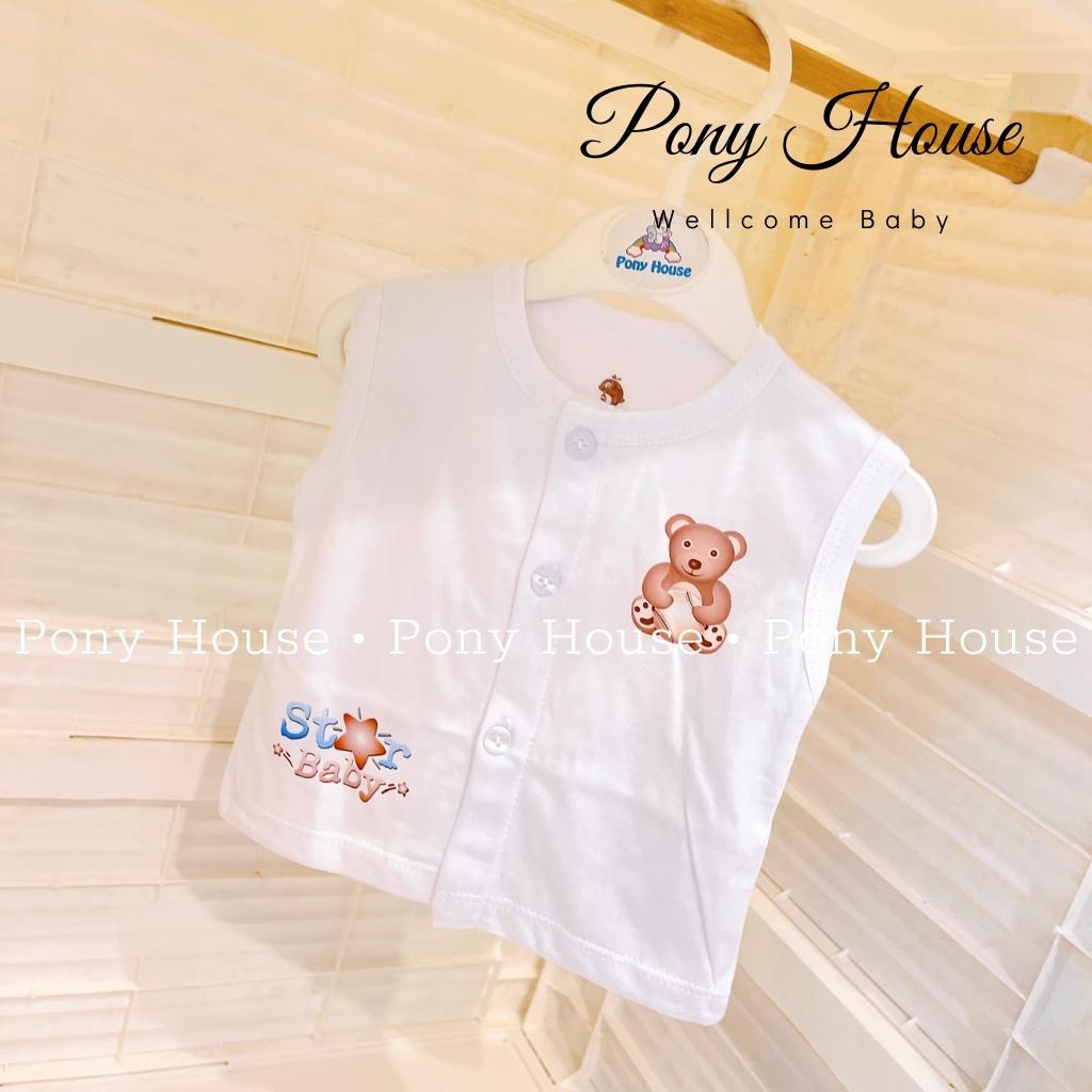 Áo Gile Noubaby Cotton 2 Lớp Mềm, Mịn Cho Bé Trai, Bé Gái Sơ Sinh