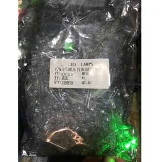Giá tốt - led 5 ly màu xanh lá