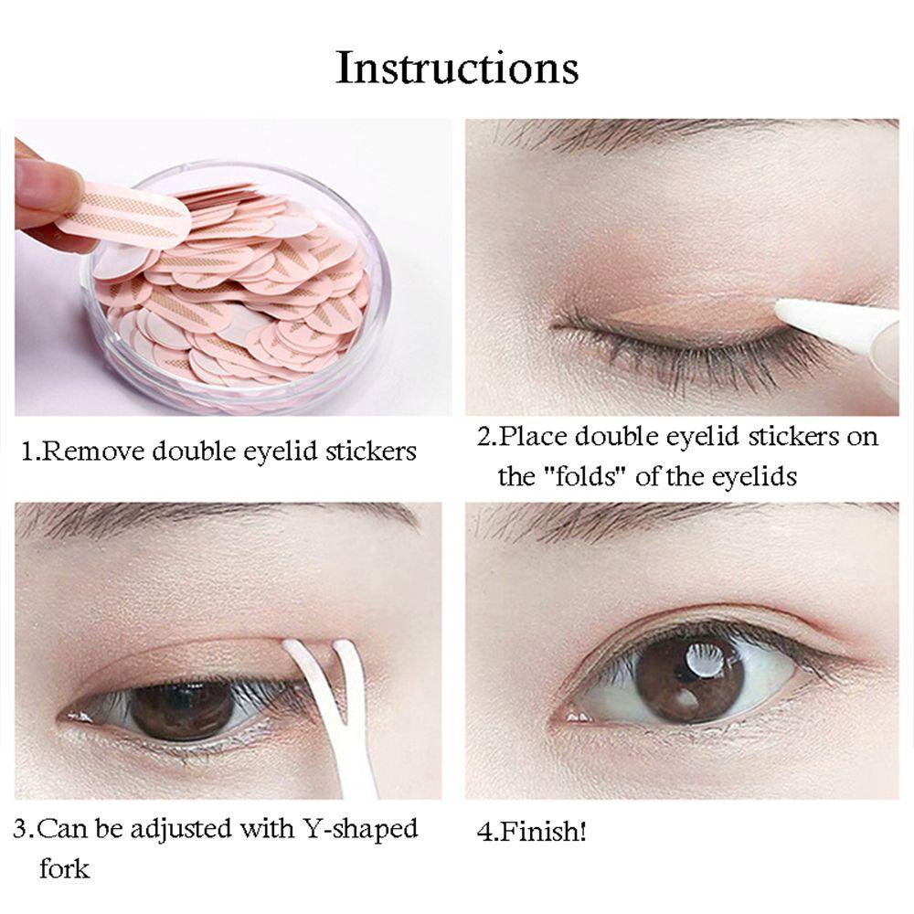 OCEANMAP 1 Hộp Miếng Dán Kích Mí Tự Nhiên Vô Hình Dành Cho Nữ