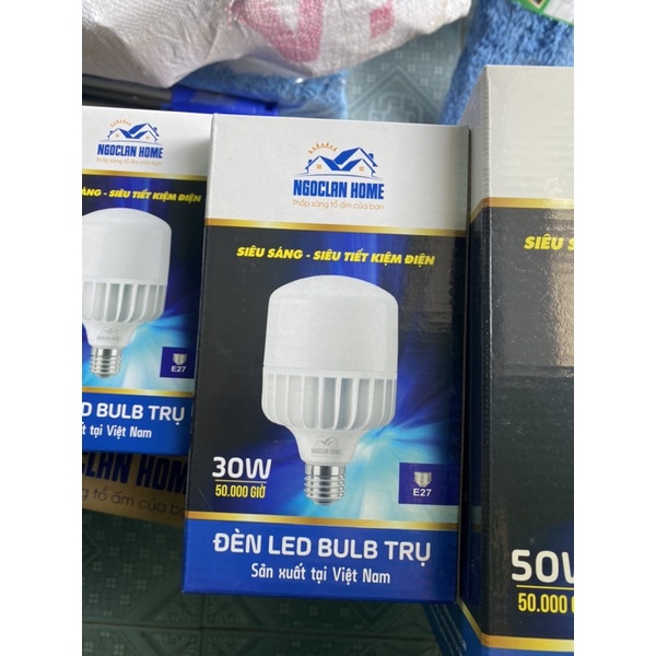 Bóng đèn led trụ tròn ánh sáng trắng 10W,15W ,20W,30W,40W,50W