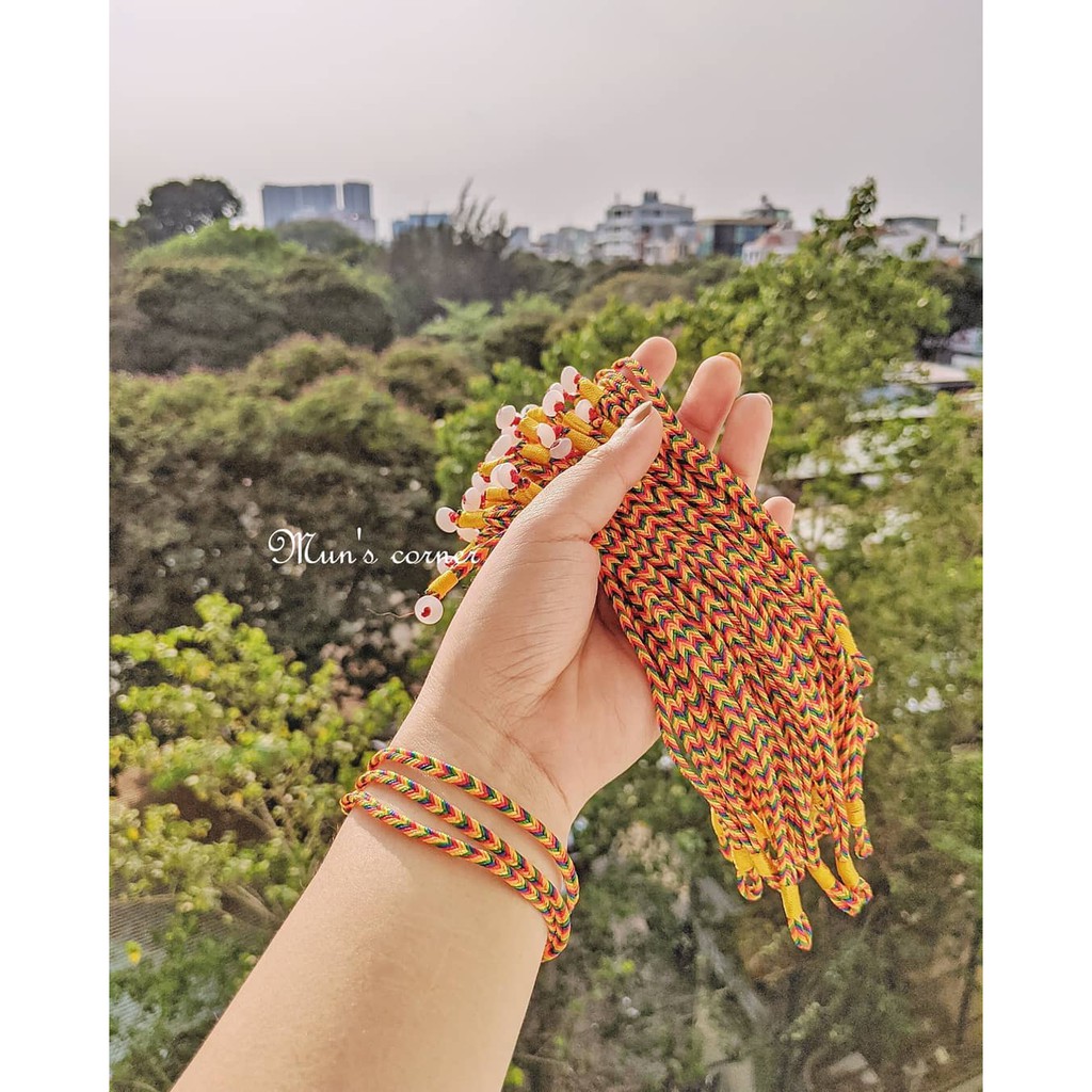 Vòng dây chỉ ngũ sắc loại cao cấp