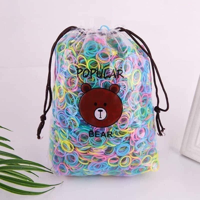 Set 4000 Thun Cột Tóc Cho Bé