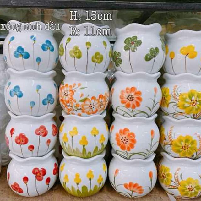 Đèn xông tinh dầu bát tràng