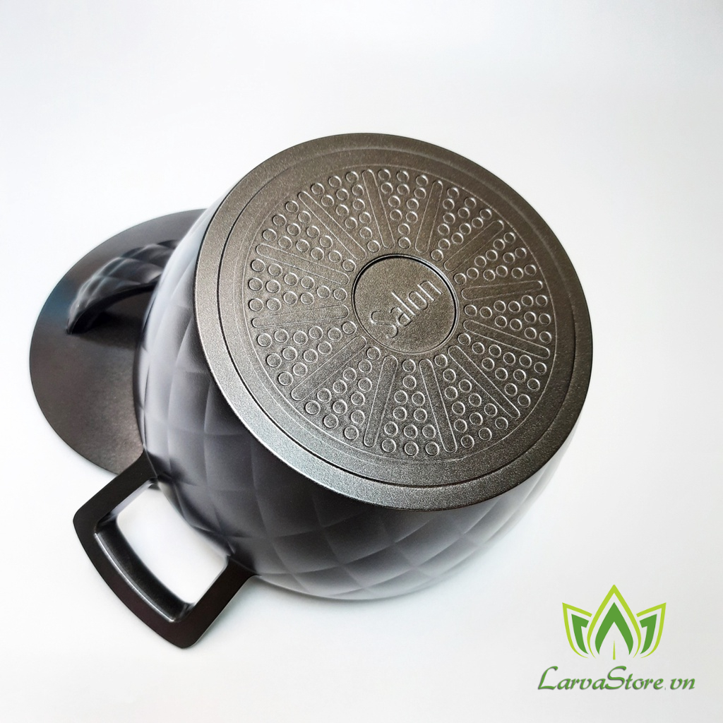 Nồi Salon Lock&amp;Lock Chống Dính Ceramic Đáy Từ GTH3202-IH 20cm