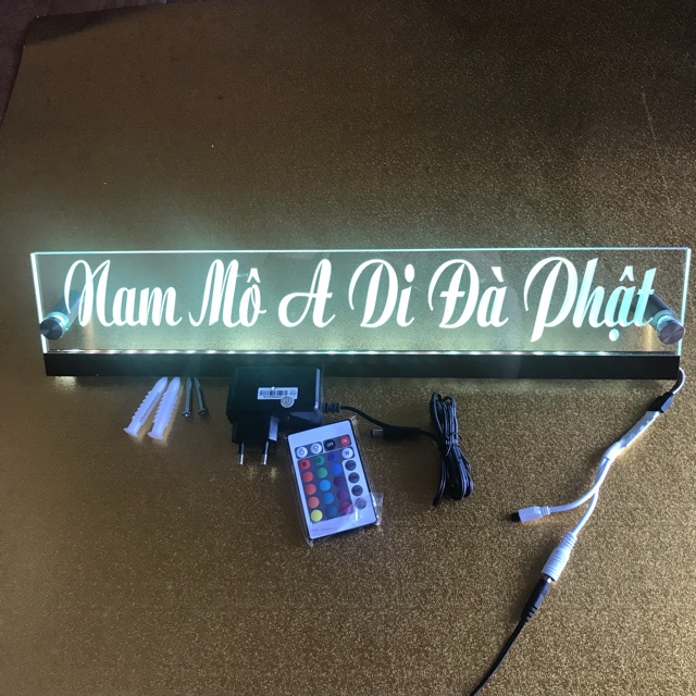 CHỮ ĐIỆN : NAM MÔ A DI ĐÀ PHẬT - treo tường