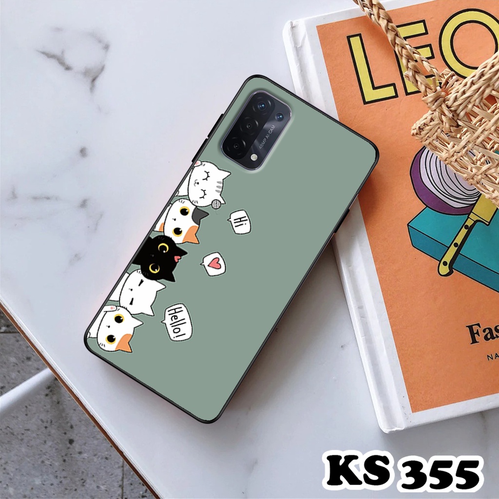 Ốp lưng Oppo A54 - Oppo A54 5G - Oppo A54s - Ốp in hình Cat&amp;Bear đáng yêu - Chất liệu TPU siêu bền