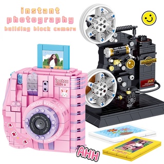 Bộ Đồ Chơi Lắp Ráp Mô Hình Máy Ảnh Mini Cho Bé