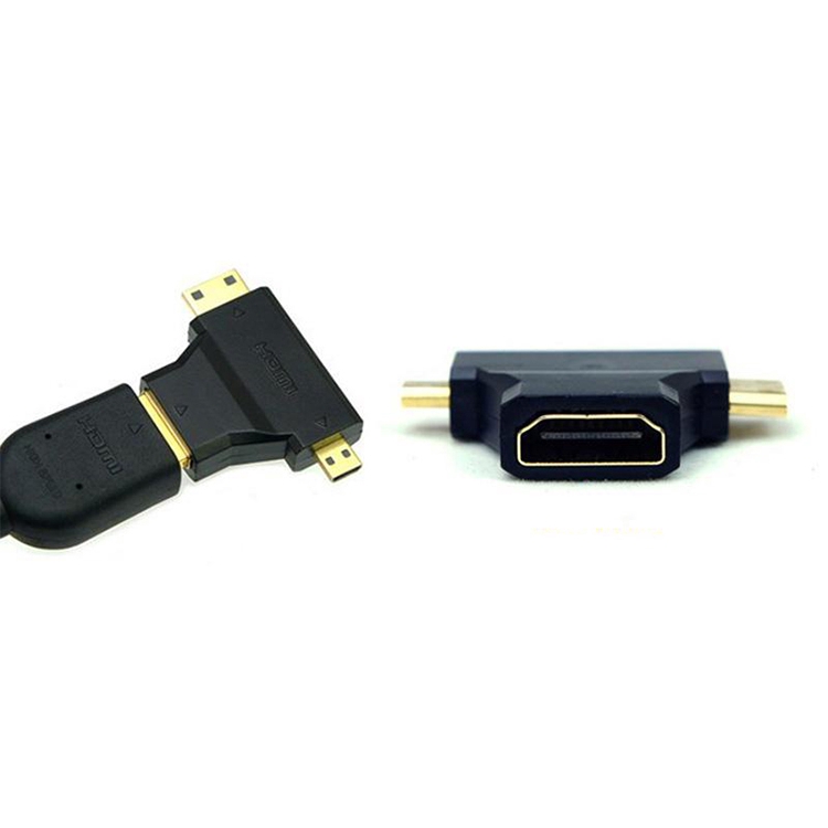 Đầu Nối HDMiI Female-Mini HDmi/Micro HDMI Male - Hàng Nhập Khẩu