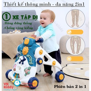 Xe Tập Đi Alpinia Cho Bé Từ 4 Tháng Biến Đổi 5 Chức Năng Có Khóa Bánh An Toàn (Phiên bản mới nhất: 5 Chức năng)