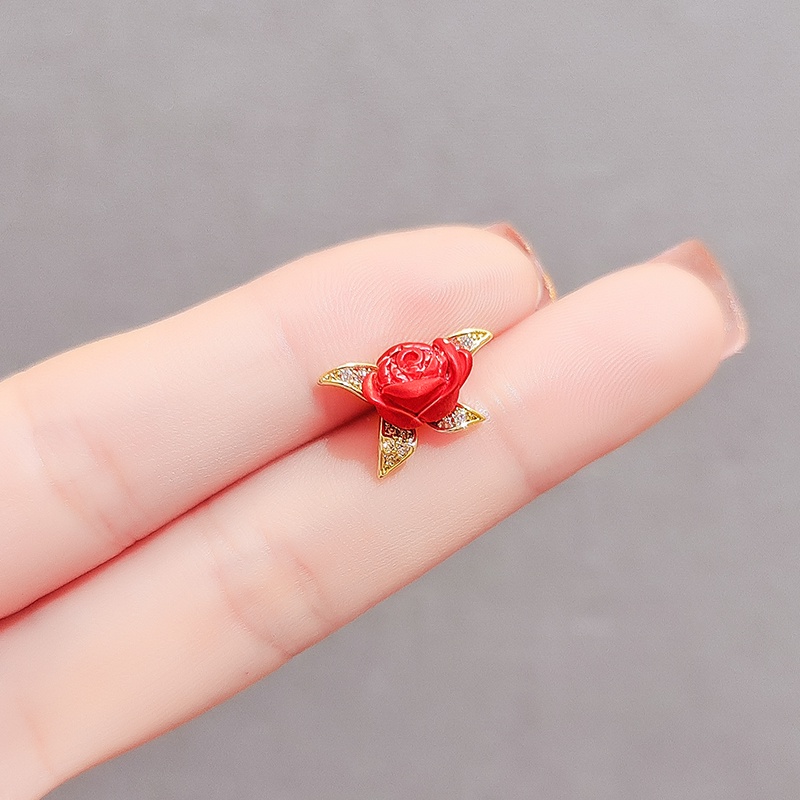 [Jiudolan] Trâm Cài Áo Hoa Hồng Thanh Lịch Tinh Tế Cao Cấp