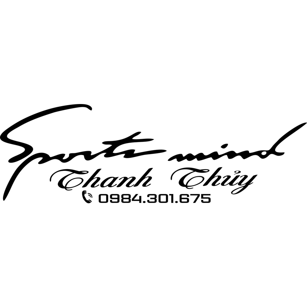 Tem dán decal Sport mind prodeced by Sports xe hơi ô tô