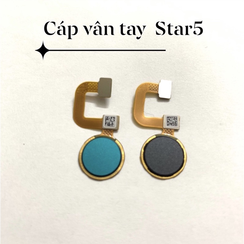 Cáp vân tay, nút home Vnsmart Star 5 xanh và đen