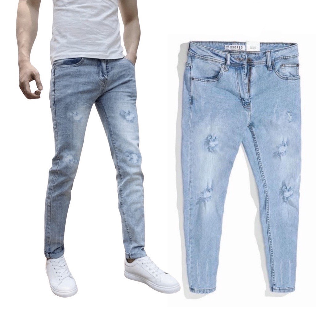 Quần jean nam chất bò cao cấp co dãn 4 chiều đẹp from dáng skinny mẫu mới thời trang cao cấp beautiulgilr T01