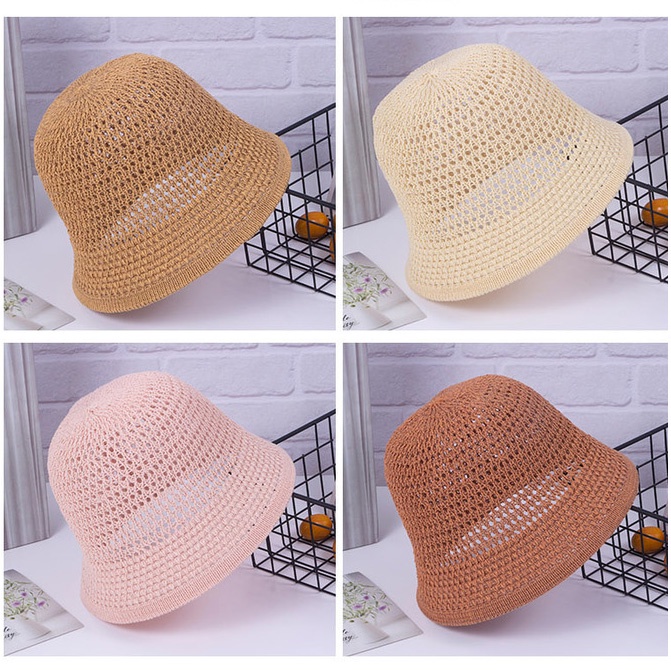 Mũ Lưới Phong Cách Ngư Dân Hàn Xinh Xắn Nón Chống Nắng P2139