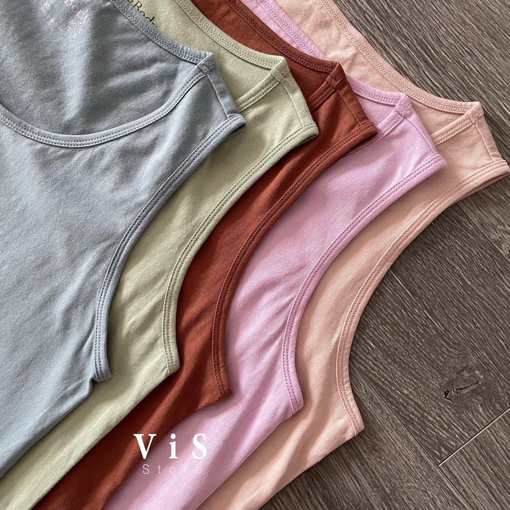 ÁO BA LỖ NỮ CHẤT THUN COTTON