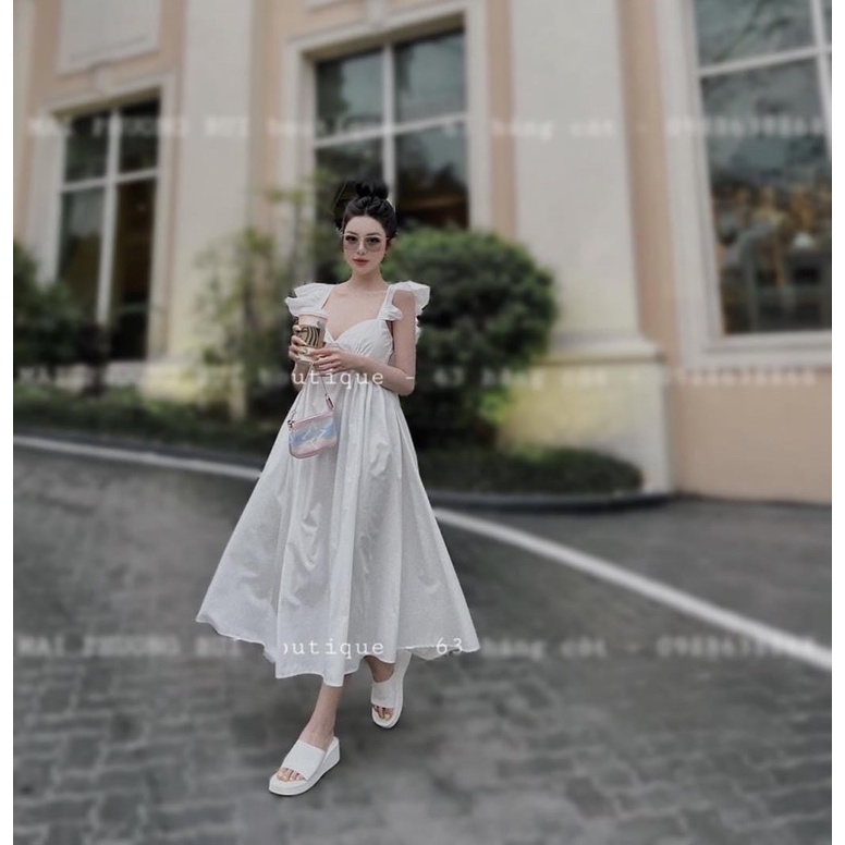 Váy Maxi Thô Hở Lưng Nơ Sau Có Đệm Ngực 5 Màu Siêu Xinh Có Ảnh Thật Kèm Video | BigBuy360 - bigbuy360.vn