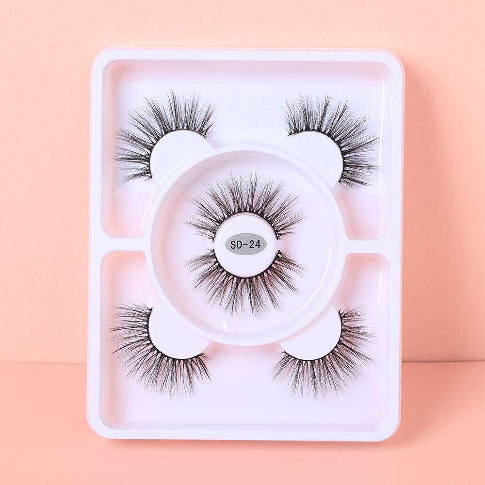 Set 3 Cặp Lông Mi Giả Nhiều Lớp Handmade MIH SKONHED