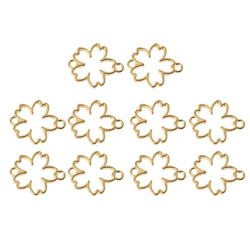 Set 10 Mặt Dây Chuyền Hình Hoa Anh Đào Xinh Xắn Đáng Yêu