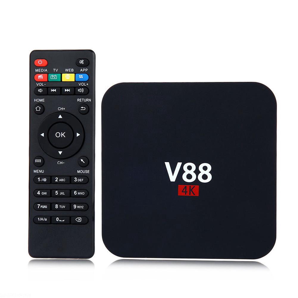 V88 4K Android 7.1 Smart TV Box RK3229 Quad Core 1GB+8GB 1080P Set-top Box