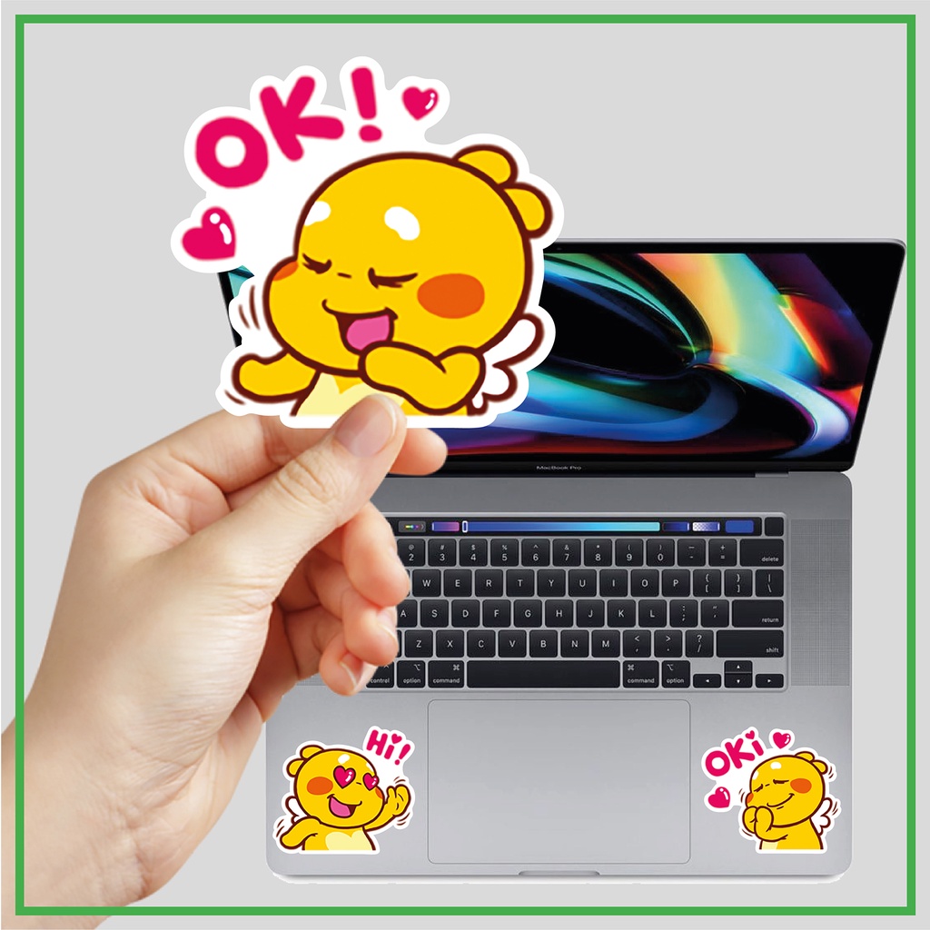 Bộ 40 hình dán Tem rồng con siêu cute,Chủ đề Tình Yêu được cắt sẳn bằng máy chống nước dùng trang trí