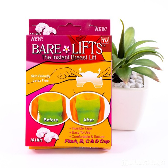 Bộ 20 miếng dán nâng ngực Bare Lift