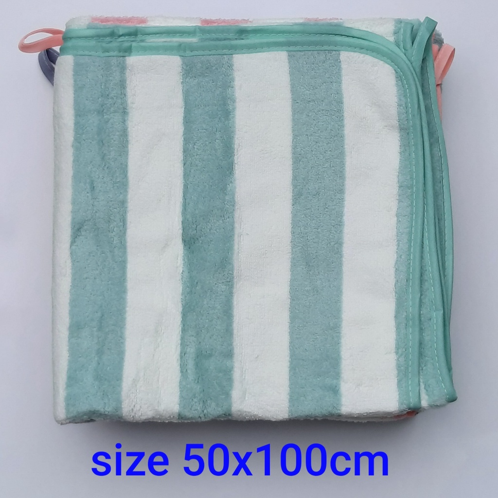 Khăn tắm 1m xuất hàn 50x100cm nhiều màu thời trang