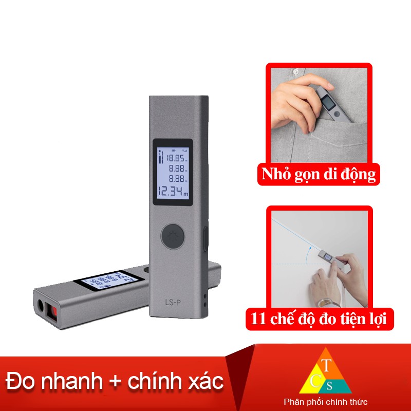 Máy đo khoảng cách Xiaomi Duka LS-P 40m Máy đo khoảng cách bằng tia Laser