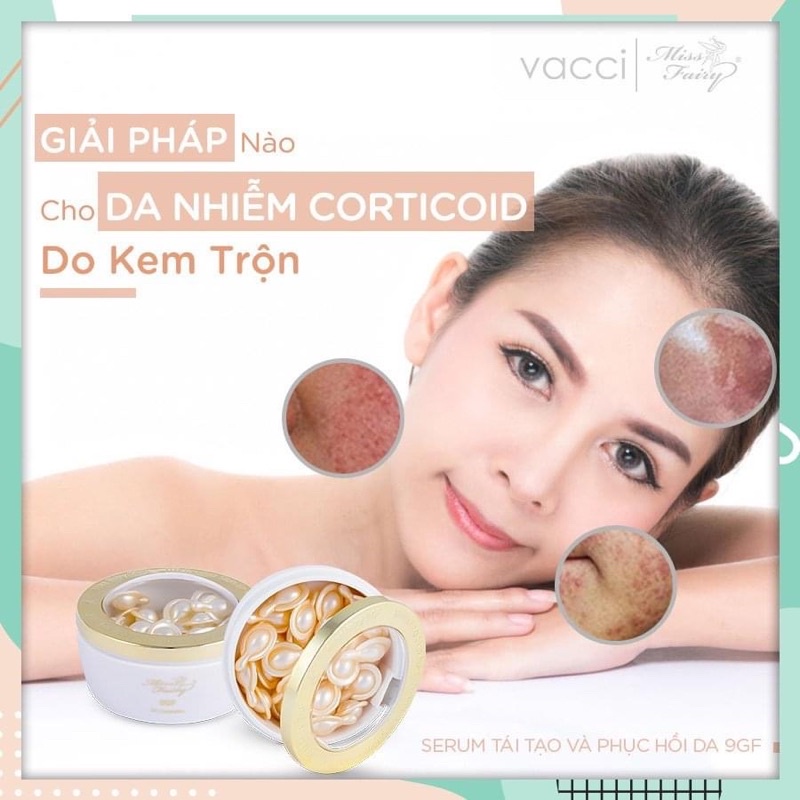 Serum MISS FAIRY 9GF 30v - Phục Hồi - Tái Tạo - Thải Độc Chì - Cân Bằng Độ pH - Làm Trắng Sáng - Căng Bóng Da