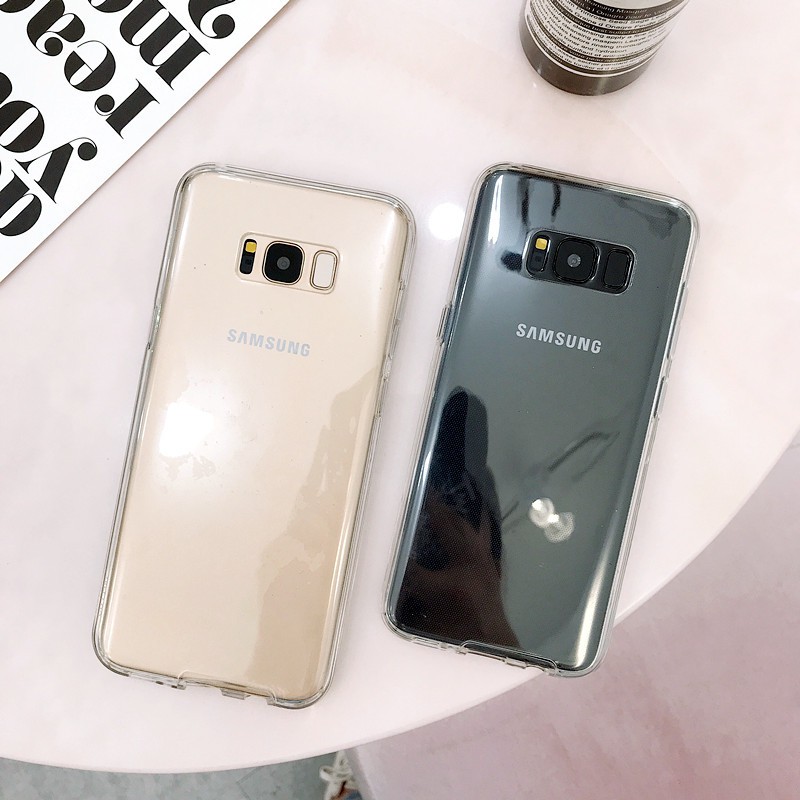 [RẺ VÔ ĐỊCH] Ốp lưng Samsung S8 Plus/S9/Note 8 trong suốt 2 mặt bảo vệ full 360 độ