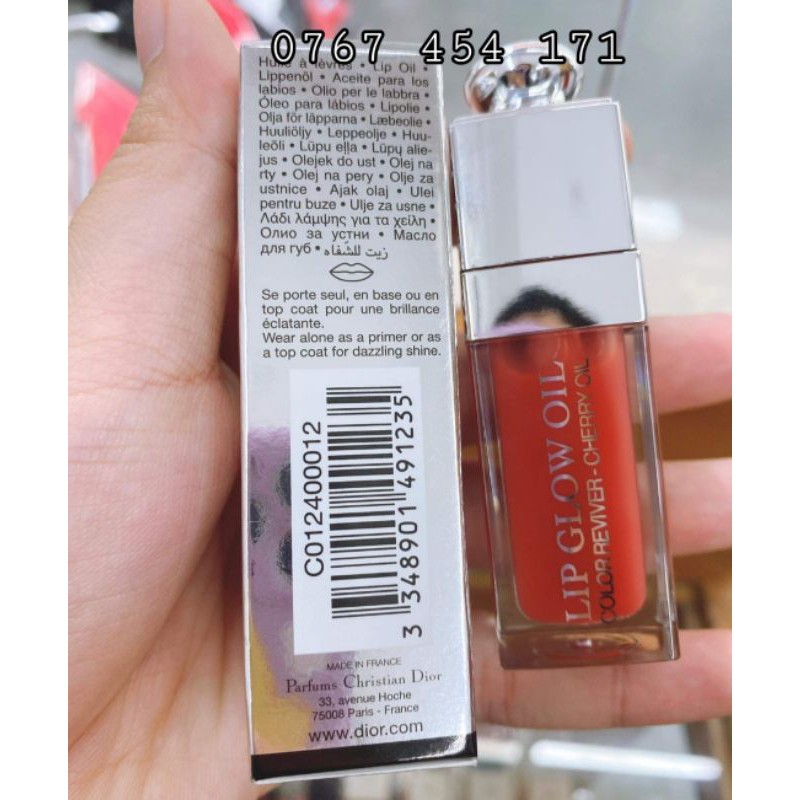 Son dưỡng Dior Lip Glow Oil FULLBOX