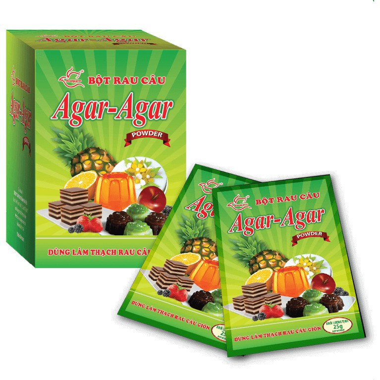 Bột rau câu cá giòn