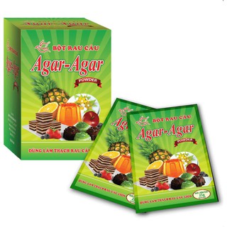 Rau Câu Giòn Agar Agar 25gr / 10 gói