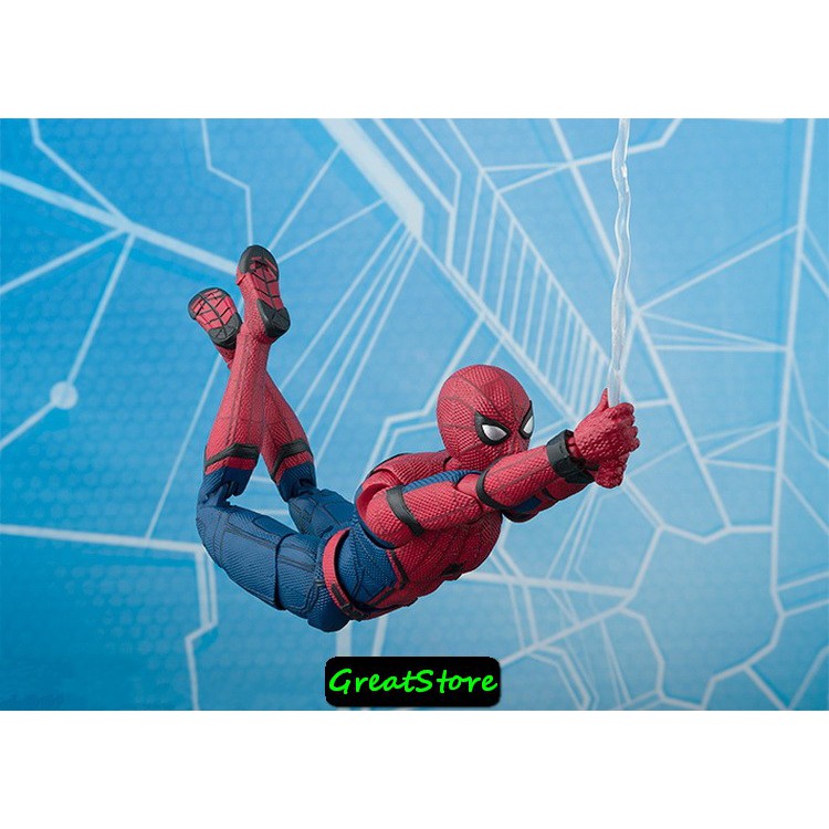 ( CHẤT, HÀNG CÓ SẴN ) MÔ HÌNH SPIDER MAN HOME COMING FIGMA AVENGERS CỬ ĐỘNG ĐƯỢC