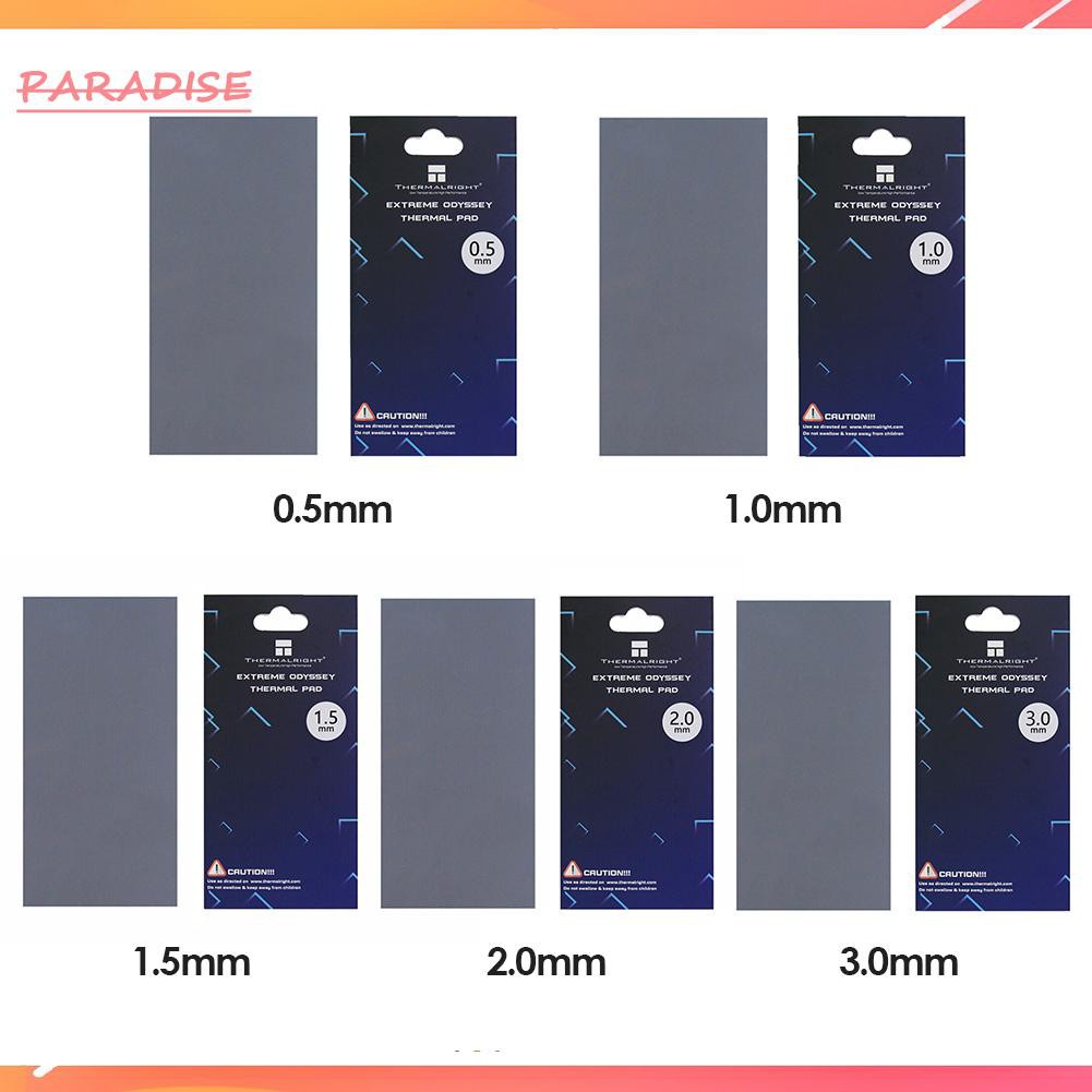 Paradise1 Thermal Pad 12.8 W/mk Silicone Thermal Pads 85x45mm for GPU CPU Heatsink